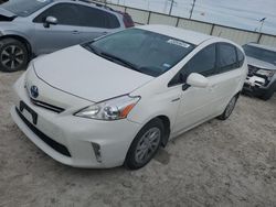 Salvage cars for sale from Copart Haslet, TX: 2012 Toyota Prius V