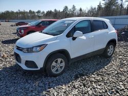 Salvage cars for sale at Windham, ME auction: 2020 Chevrolet Trax LS