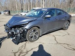 Salvage cars for sale at Assonet, MA auction: 2023 Nissan Sentra SV