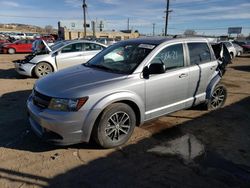 Salvage cars for sale at Colorado Springs, CO auction: 2018 Dodge Journey SE