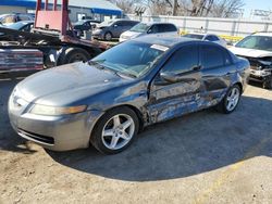 Salvage cars for sale at Wichita, KS auction: 2005 Acura TL