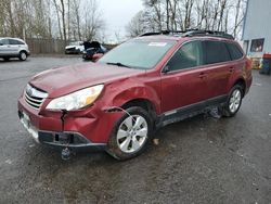 Salvage cars for sale at Portland, OR auction: 2012 Subaru Outback 2.5I Limited