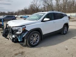 Salvage cars for sale from Copart Ellwood City, PA: 2022 GMC Terrain SLT