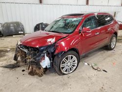 Salvage cars for sale at Lansing, MI auction: 2014 Chevrolet Traverse LT