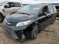 Salvage cars for sale from Copart Woodhaven, MI: 2020 Toyota Sienna XLE