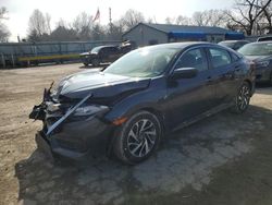 Salvage cars for sale from Copart Wichita, KS: 2017 Honda Civic EX