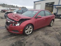Salvage cars for sale from Copart Windham, ME: 2011 Chevrolet Cruze LTZ