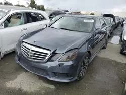 Salvage cars for sale from Copart Martinez, CA: 2010 Mercedes-Benz E 550