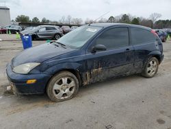 Ford Focus ZX3 salvage cars for sale: 2003 Ford Focus ZX3