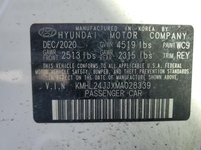 2021 Hyundai Sonata Hybrid