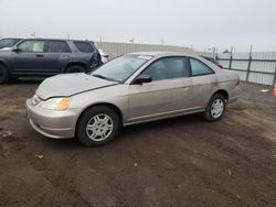 Salvage cars for sale from Copart San Martin, CA: 2002 Honda Civic LX