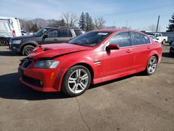 Pontiac salvage cars for sale: 2009 Pontiac G8