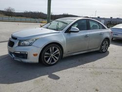 Salvage cars for sale from Copart Lebanon, TN: 2015 Chevrolet Cruze LTZ