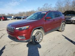 Salvage cars for sale from Copart Ellwood City, PA: 2019 Jeep Cherokee Latitude Plus