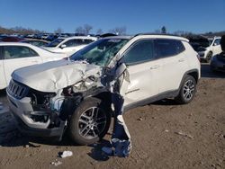 Salvage cars for sale from Copart West Warren, MA: 2018 Jeep Compass Latitude