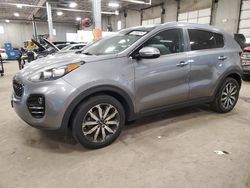 Salvage cars for sale from Copart Blaine, MN: 2017 KIA Sportage EX