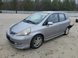 Salvage cars for sale at Gainesville, GA auction: 2007 Honda FIT S