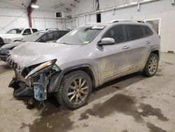 Jeep salvage cars for sale: 2018 Jeep Cherokee Limited