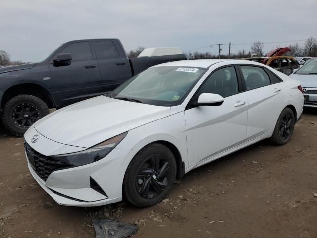 2022 Hyundai Elantra Blue