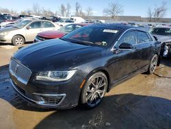 Salvage cars for sale from Copart Bridgeton, MO: 2017 Lincoln MKZ Black Label