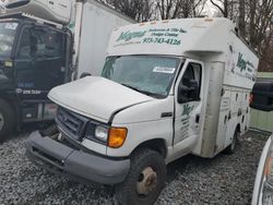Salvage cars for sale from Copart Windsor, NJ: 2006 Ford Econoline E350 Super Duty Cutaway Van