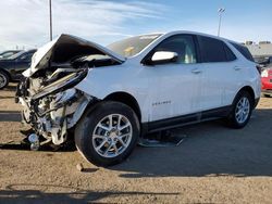 Salvage cars for sale from Copart Woodhaven, MI: 2022 Chevrolet Equinox LT