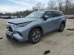 Salvage cars for sale from Copart Ellwood City, PA: 2022 Toyota Highlander XLE