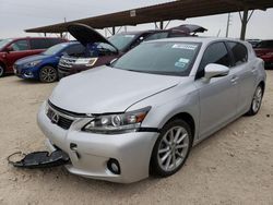 Salvage cars for sale at Temple, TX auction: 2012 Lexus CT 200