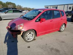 Honda FIT S salvage cars for sale: 2007 Honda FIT S