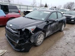 KIA salvage cars for sale: 2018 KIA Rio LX