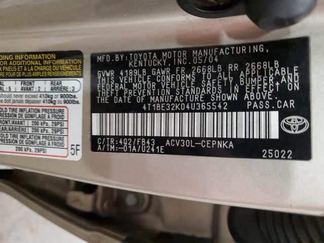 2004 Toyota Camry LE