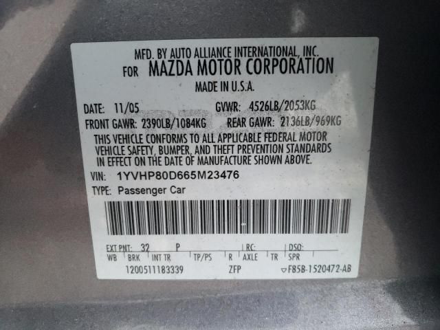 2006 Mazda 6 S