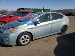 Salvage cars for sale at Cahokia Heights, IL auction: 2015 Toyota Prius