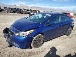 Salvage cars for sale at North Las Vegas, NV auction: 2018 KIA Forte LX