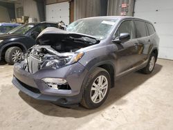 Salvage cars for sale at West Mifflin, PA auction: 2016 Honda Pilot LX