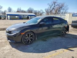 Salvage cars for sale from Copart Wichita, KS: 2018 Honda Civic Sport Touring