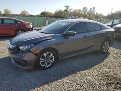 Honda salvage cars for sale: 2018 Honda Civic LX