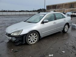 Salvage cars for sale from Copart Fredericksburg, VA: 2007 Honda Accord EX