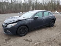 Salvage cars for sale from Copart Bowmanville, ON: 2016 Mazda 3 Sport