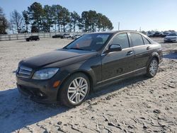 Mercedes-Benz C300 salvage cars for sale: 2009 Mercedes-Benz C300