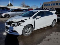 Chevrolet salvage cars for sale: 2017 Chevrolet Cruze LT