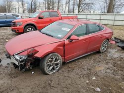 Salvage cars for sale from Copart Central Square, NY: 2021 Hyundai Sonata SEL