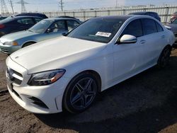 Salvage cars for sale at Elgin, IL auction: 2019 Mercedes-Benz C 300 4matic