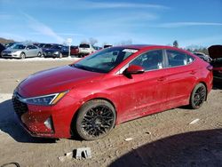 Salvage cars for sale from Copart West Warren, MA: 2019 Hyundai Elantra Sport