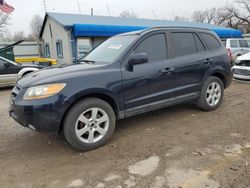 Salvage cars for sale from Copart Wichita, KS: 2008 Hyundai Santa FE SE