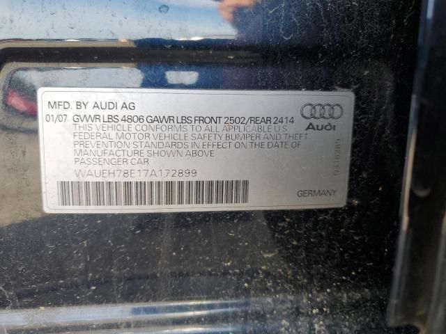 2007 Audi A4 S-LINE 3.2 Quattro