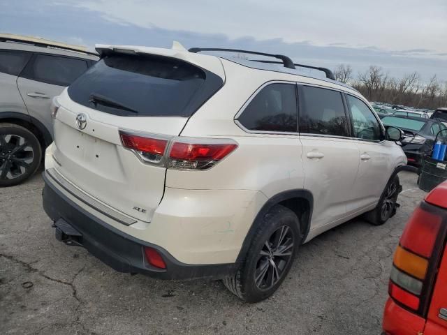 2016 Toyota Highlander XLE