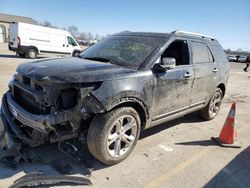 Salvage cars for sale at Pekin, IL auction: 2013 Ford Explorer Limited