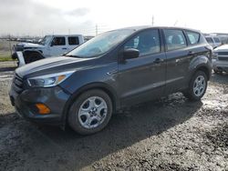 Ford Escape S salvage cars for sale: 2017 Ford Escape S