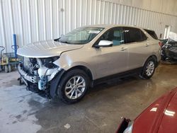 Salvage cars for sale at Franklin, WI auction: 2018 Chevrolet Equinox LT